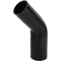 Merkloos Silikonschlauch 150 mm - Schwarz - Innendurchmesser 70-80 mm - 45 Grad Winkel - Mehrlagig gewebt - Hitzebeständig - Kühlerschlauch