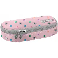 BeUniq Pink Schul-Etui mit Organizer-Funktion