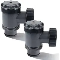 Merkloos Solidchoice – Set mit 2 abschließbaren Ventilen für Schwimmbäder, 38 mm