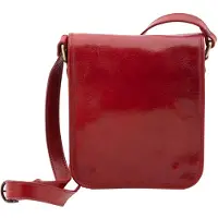I Fratelli Firenze Herrentasche aus echtem Rindsleder mit Magnetverschluss Green UNICA 23x20x9 cm 5552-Verde