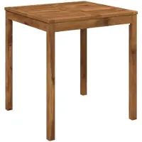 Syfax Gartentisch Natur 70 x 68,5 x 75 cm Massivholz Akazie