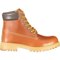 Lumberjack Herren-Sportschuh: Braune Schnürstiefelette mit stylishen Details