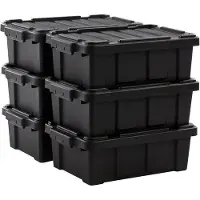 OEM Kunststoff-Opbehandelungsbox-Set, 12,5L, 6er-Pack, Deckel und Klemmschließe