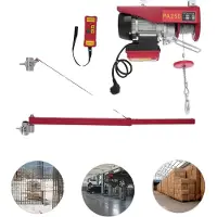 OEM Elektrischer Winden, Funkfernbedienung, 250 kg Tragfähigkeit, Rot