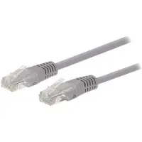 C-TECH Kabel patchcord Cat5e, UTP, šedý, 30m