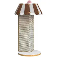Merkloos Elzusha – Vertikaler Sisal-Kratzbaum für Kätzchen, 55 cm hoch