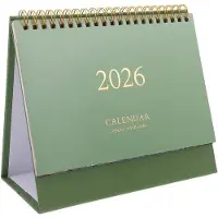 OEM Großformatiger, vertikaler Kalender, 19x17 cm, grün, für Büros, Klassenräume und Privatnutzung