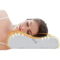 Unyqoos Orthopädisches Memory-Foam Nackenstützkissen – ergonomisches Kissen für Rücken-, Seiten- & Bauchschläfer, Bambusbezug 40%/60% Polyester
