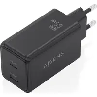 Aisens ASCH-65W2P079-BK, Drinnen, AC, 20 V, Schwarz