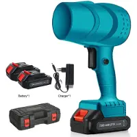 StarTech.com Reinigungsgebläse - X50 - Kabellos - Akku inklusive - Bürstenloser Motor - Für Autowäsche - Staub- und Laubbläser - Schwarz