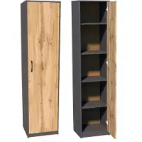 OEM Bücherregal mit 5 Schubladen - Büro- und Heimorganizer - Selbstnivellierend - 39 x 35 x 180 cm