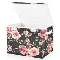 Merkloos Omgoods – Aufbewahrungsboxen im Shabby-Chic-Stil mit Deckel – Großer Organizer für Haushaltsgegenstände