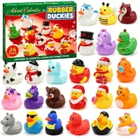 Sonstiges Adventskalender mit 24 bunten Badeenten für Kinder ab 1 Jahr
