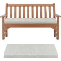 LTPRTZ Gartenkissen Sitzkissen Für Schaukel Fensterbank Essbank Gartentisch 80x40 cm Beige
