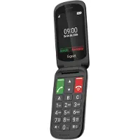 Gigaset GL40, Klapphandy, Single SIM, 7,11 cm (2.8"), 0,3 MP, 1400 mAh, Schwarz