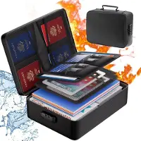 Merkloos sichere Dokumentenbox mit Wasserdichter Aufbewahrung