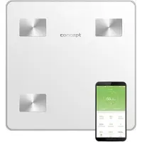 Concept VO4000, Elektronische Personenwaage, 180 kg, 100 g, Silber, kg, Rechteck