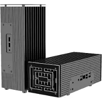 Akasa Turing AC Pro, Small Form Factor (SFF), PC, Schwarz, UCFF, Aluminium, Kupfer, HDD, Leistung