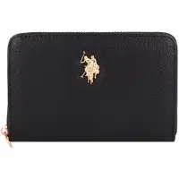 U.S. POLO ASSN. Geldbörse Jones Zip Wallet Black schwarz