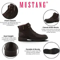 Mustang Herren Mid Sneaker 15M0031006 Braun