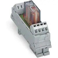 Wago 288-312 Relaismodul,Eingangsnennspannung DC 24 V,2 Wechsler,grau 288312