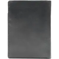 Esquire Geldbörse New Silk Wallet High with Flap Black schwarz