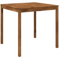 Syfax Gartenbar-Tisch Natur 110 x 108,5 x 105 cm Massivholz Akazie