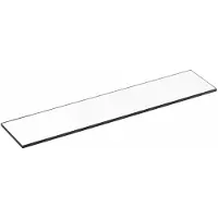 Keuco PLAN Cristallin-Glasplatte unten mattiert, 550x120mm, 14910005500