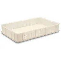 Merkloos Stapelbare Box mit Löchern, 60 x 40 x 10 cm