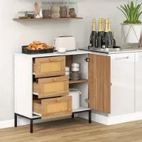 OEM Studienarbeitsplatz mit Lade und Schrank – Steifer MDF-Arbeitsplatz – Großes Arbeitsblatt