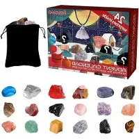 OEM Geologie-Adventskalender für 2024 mit 24 natürlichen Mineralien