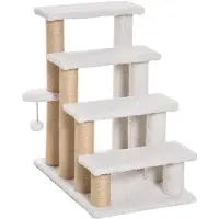 OEM Kleiner Kletterplatz – Plüschbespannt – Maß 60x40x64 cm – Für Katzen bis 5 Kg