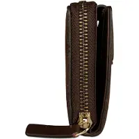 Bugatti Geldbörse Fabia Ladies Zip Wallet Brown dunkelbraun