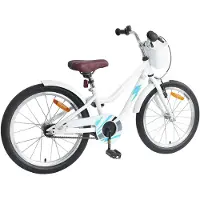 vidaXL Kinderfahrrad 20 Zoll für 6-11 Jahre alt Weiß