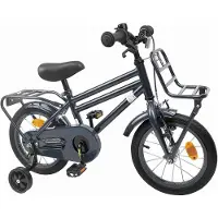 vidaXL Kinderfahrrad 16 Zoll für 4-6 Jahre alt Dunkelgrau