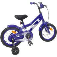 vidaXL Kinderfahrrad 12 Zoll für 2-4 Jahre alt Dunkelblau