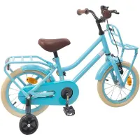 vidaXL Kinderfahrrad 12 Zoll für 2-4 Jahre alt Himmelblau