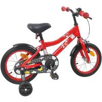 vidaXL Kinderfahrrad 14 Zoll für 3-5 Jahre alt Rot
