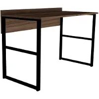 Skye Decor , Rana, Schreibtisch, Nussbaum, 100 % MELAMINBESCHICHTETE SPANPLATTEN, 120 x 60 x 75 cm