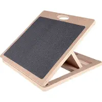 Softee Slanted Platform Wood / Black 41 x 41 cm