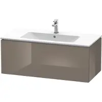 Duravit L-Cube Waschtischunterbau wandhängend, 1 Auszug, 1020x550x481mm, LC614208989, Farbe: Flannel Grey Hochglanz Lack