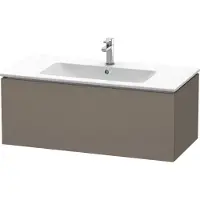 Duravit L-Cube Waschtischunterbau wandhängend, 1 Auszug, 1020x550x481mm, LC614209090, Farbe: Flannel Grey Seidenmatt Lack