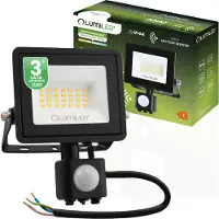 LUMILED LED Strahler 20W Außenstrahler 1800Lm Fluter Strahler Außen IP44 spritzwasserdicht 4000K Neutralweiß Scheinwerfer Flutlichter Bewegungssensor
