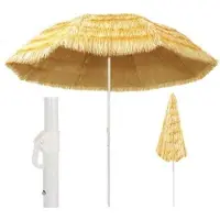 OEM Außenhaus-Schirm – Naturdesign – 300 cm Durchmesser – Stabiler Rahmen