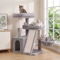 Merkloos Kratzbaum für Katzen mit Spielzeug