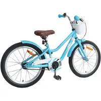 vidaXL Kinderfahrrad 20 Zoll für 6-11 Jahre alt Himmelblau