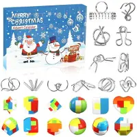 Merkloos Adventskalender mit Puzzles für Kinder