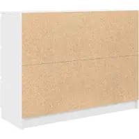 vidaXL Sideboard Weiß 100x35x76 cm Holzwerkstoff