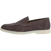 Hackett London für Herren. HMS200109 Mokassins aus grauem glattem Wildleder Martin (41), Flach, Spaltleder, Keine, Lässig