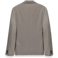 Bugatti Sakko "Modern Fit", Herren, Gr. 56, grau (250, grau), 37% Polyester, 37% Viskose, 15% Wolle, 8% Polyamid, 3% Elasthan, unifarben, normal, Manschette, Sakkos Sakko, Jersey Stretch mit Taschen